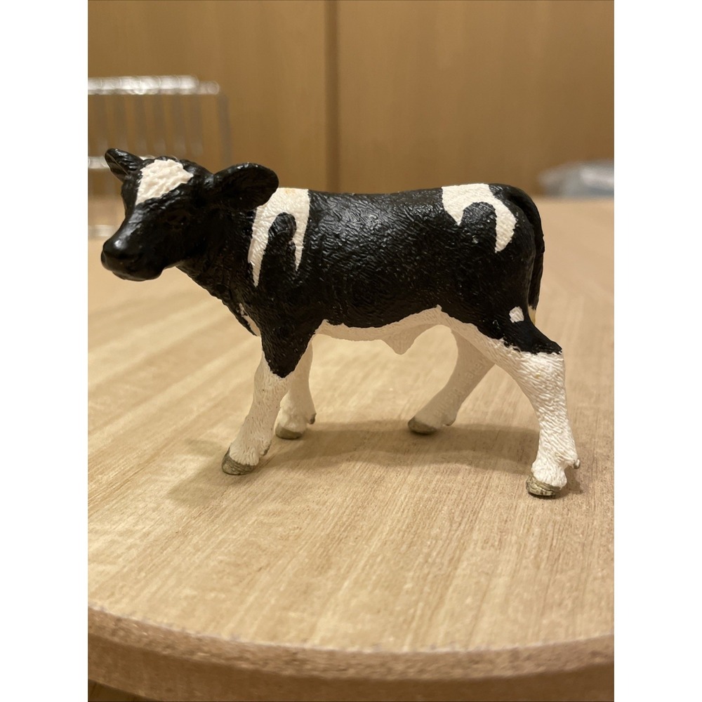 Schleich Farm Animals #13798 Black and White Holstein Calf